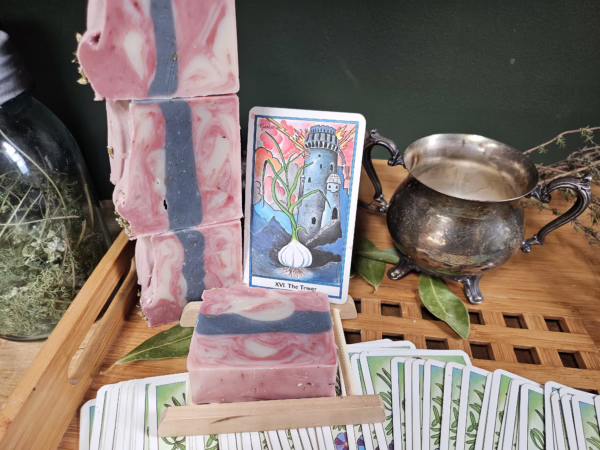 XVI The Tower Tarot Soap - Image 2