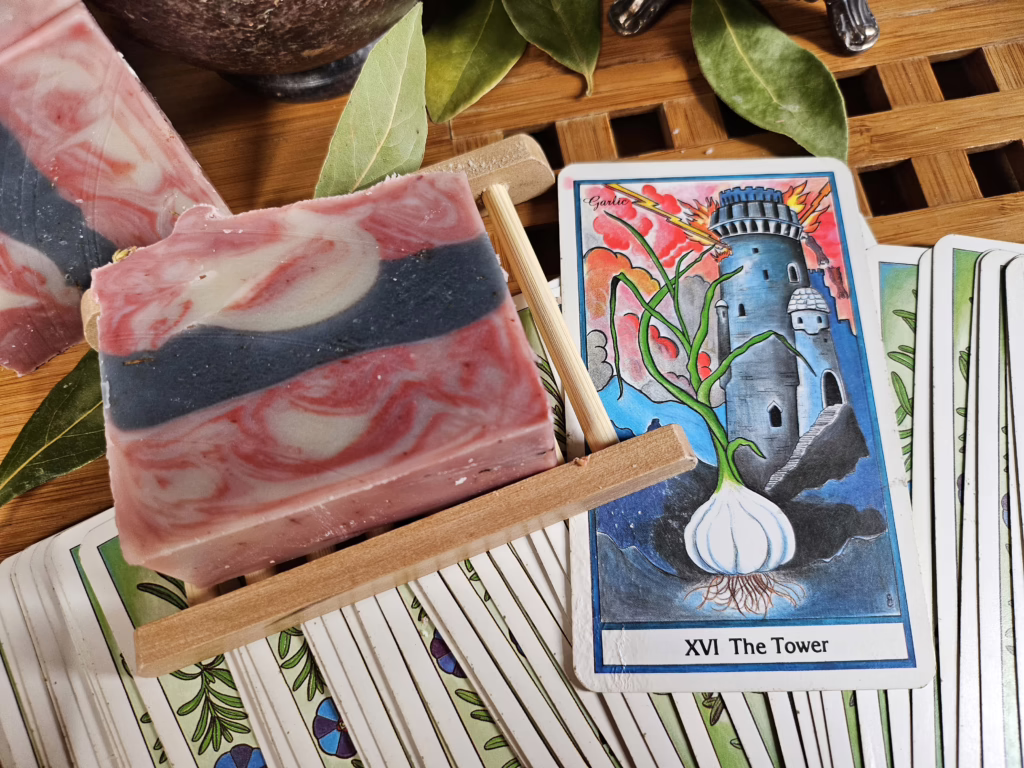 XVI The Tower Tarot Soap