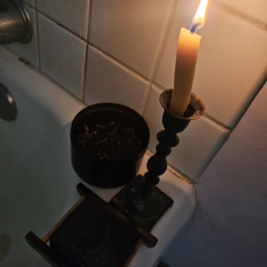 2 Hand Dipped Beeswax Chime Candles