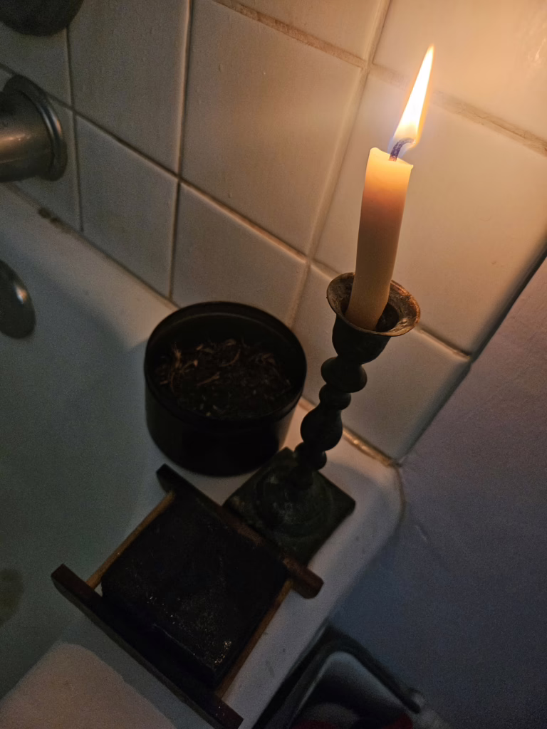 2 Hand Dipped Beeswax Chime Candles